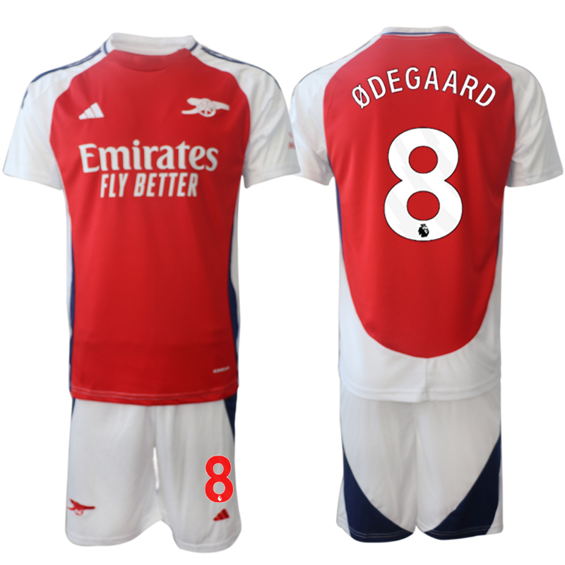 Men 2024-2025 Club Arsenal home Red #8 Soccer Jersey->arsenal jersey->Soccer Club Jersey